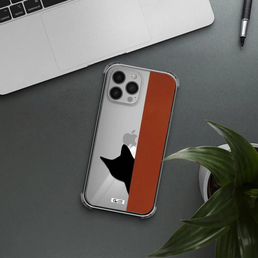 Black Cat Apple iPhone 13 Pro Max Clear PC Case