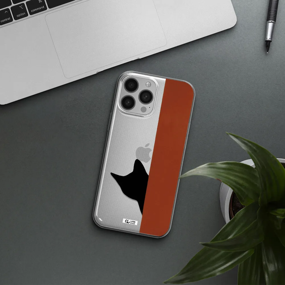 Black Cat Apple iPhone 13 Pro Max Clear TPU Case