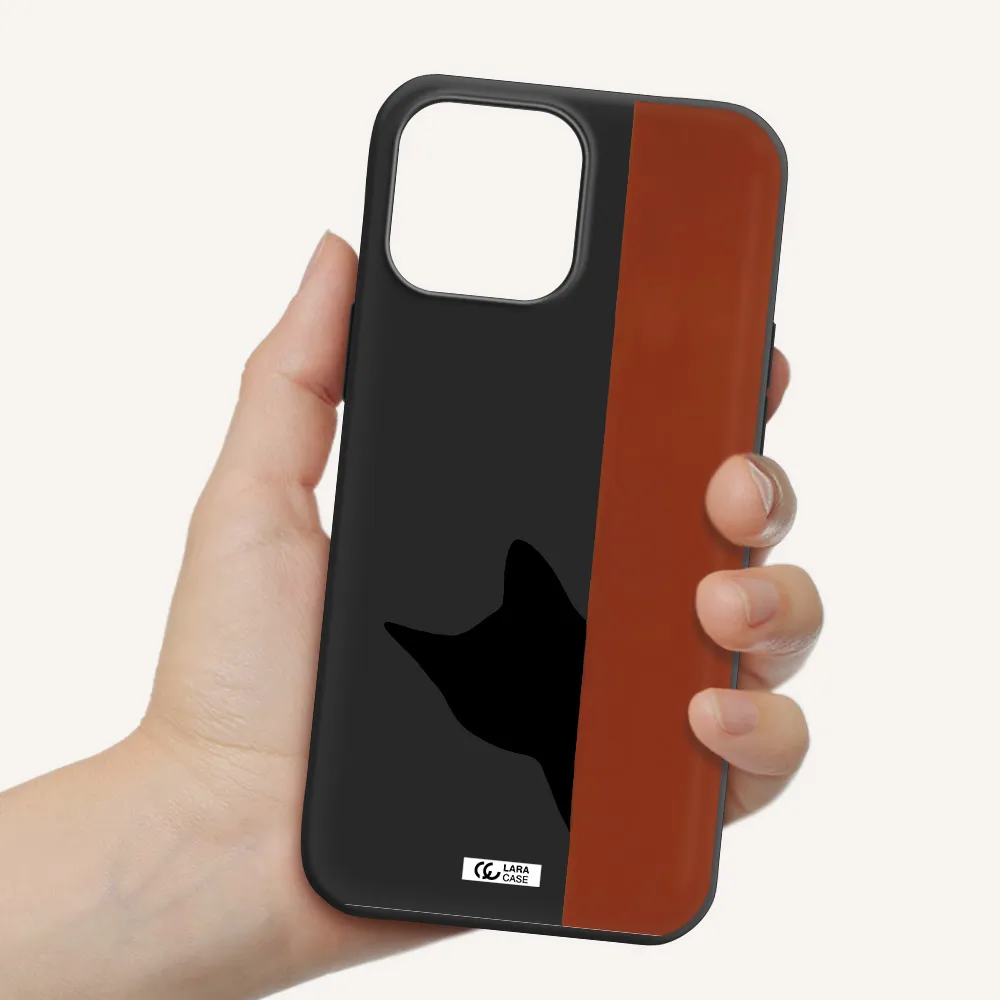 Black Cat Apple iPhone 13 Pro Max Silicone black Case