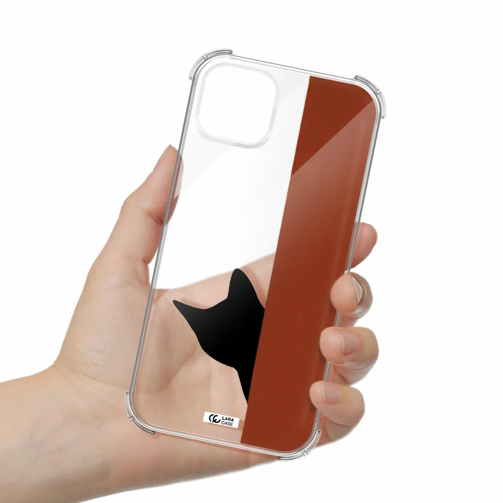 Black Cat Apple iPhone 14 Clear PC Case
