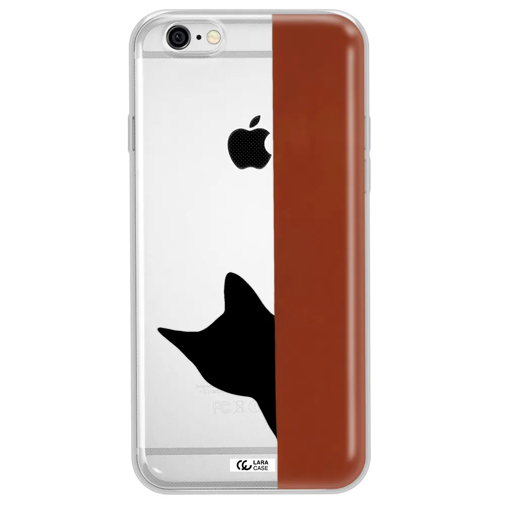 Black Cat Apple iPhone 6 Clear TPU Case