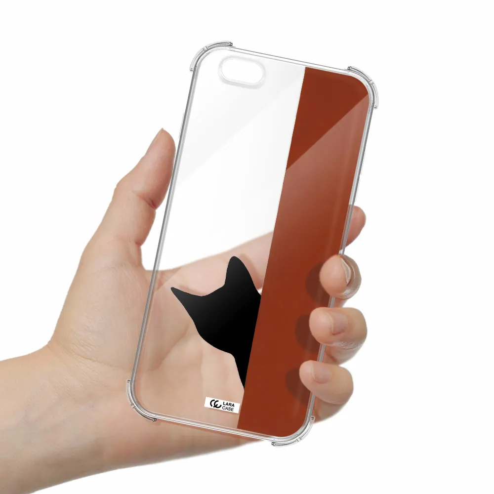 Black Cat Apple iPhone 6 plus Clear PC Case