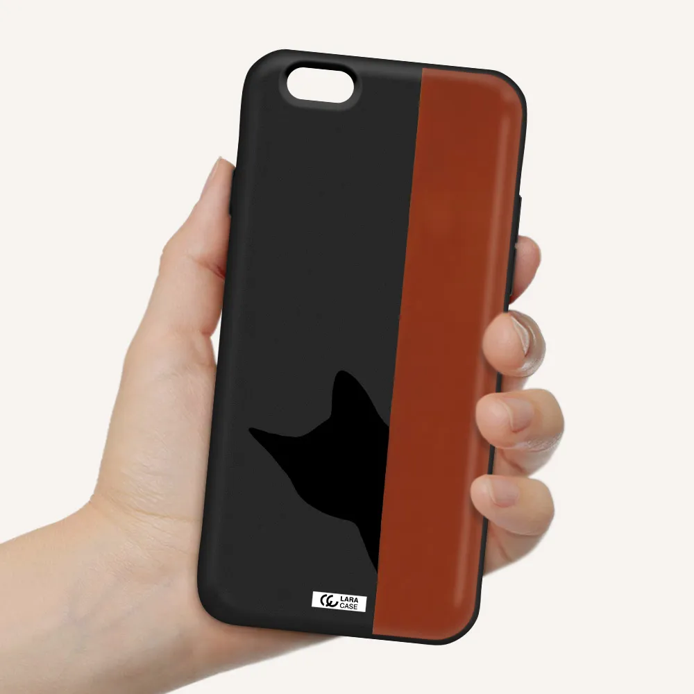Black Cat Apple iPhone 6 Silicone black Case