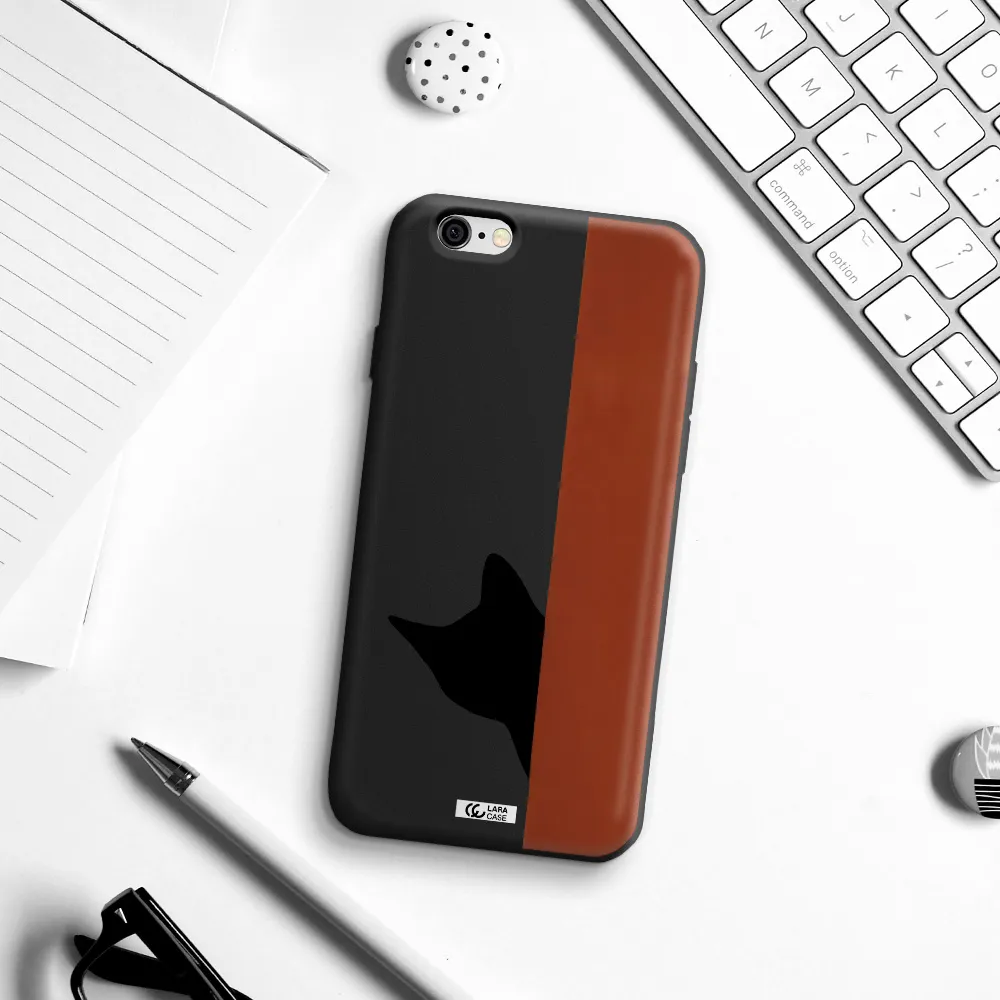 Black Cat Apple iPhone 6 Silicone black Case