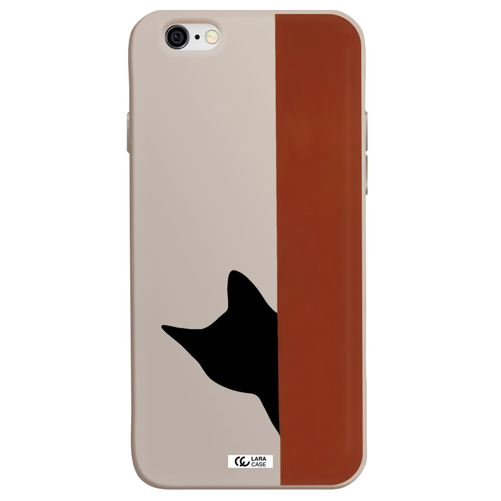 Black Cat Apple iPhone 6 Silicone Stone Case