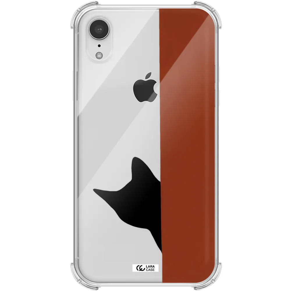 Black Cat Apple iPhone XR Clear PC Case