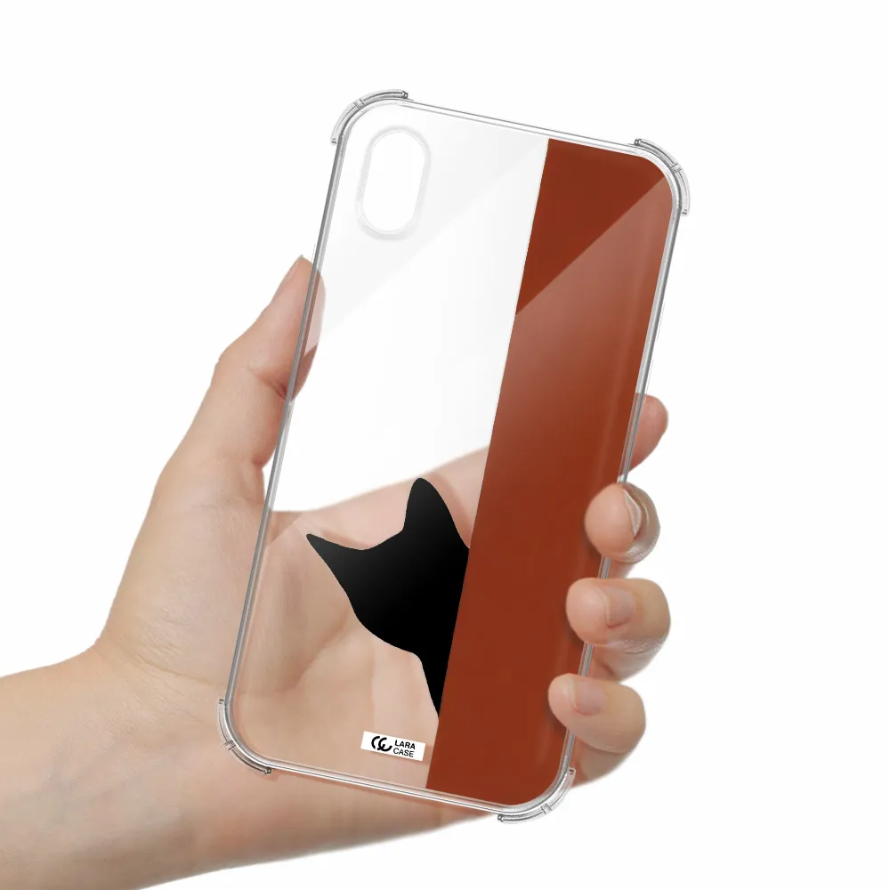 Black Cat Apple iPhone XR Clear PC Case