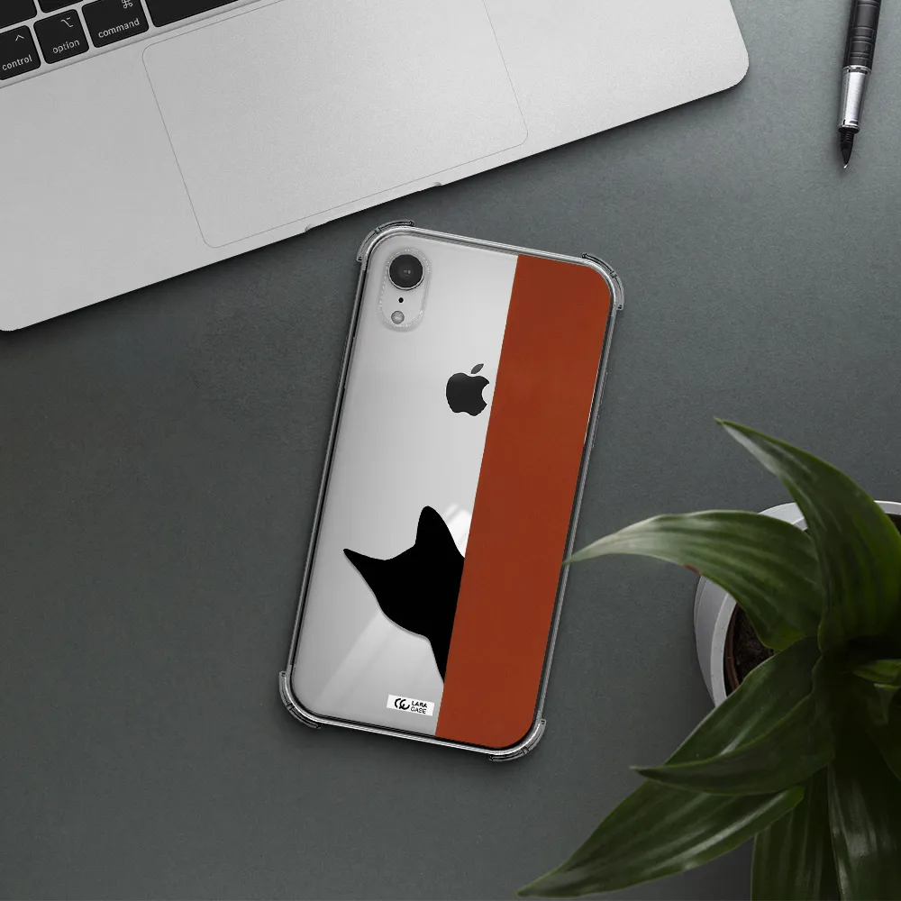 Black Cat Apple iPhone XR Clear PC Case