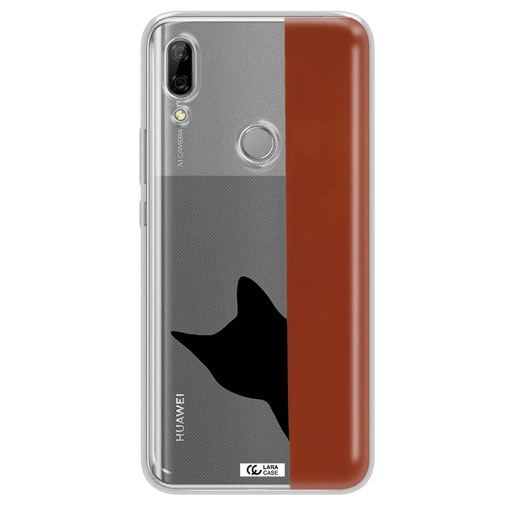 Black Cat Huawei P Smart Z Clear TPU Case
