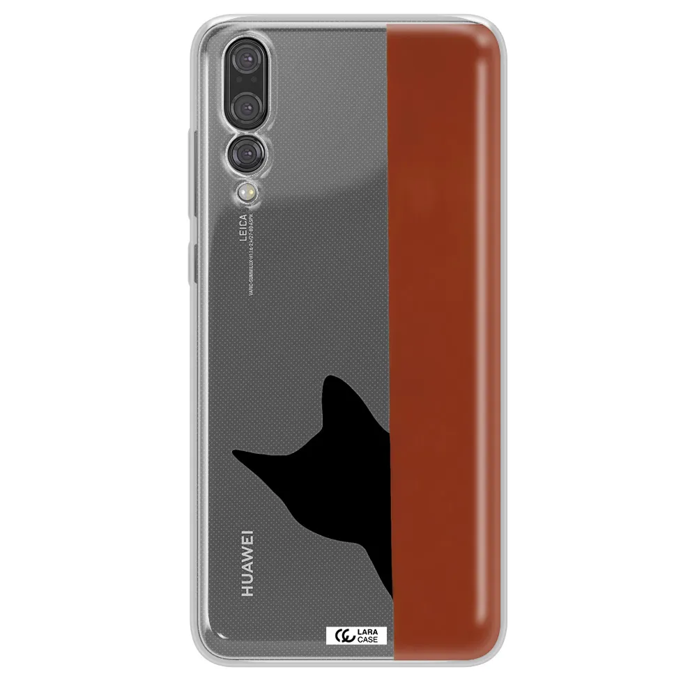 Black Cat Huawei P20 Pro Clear TPU Case