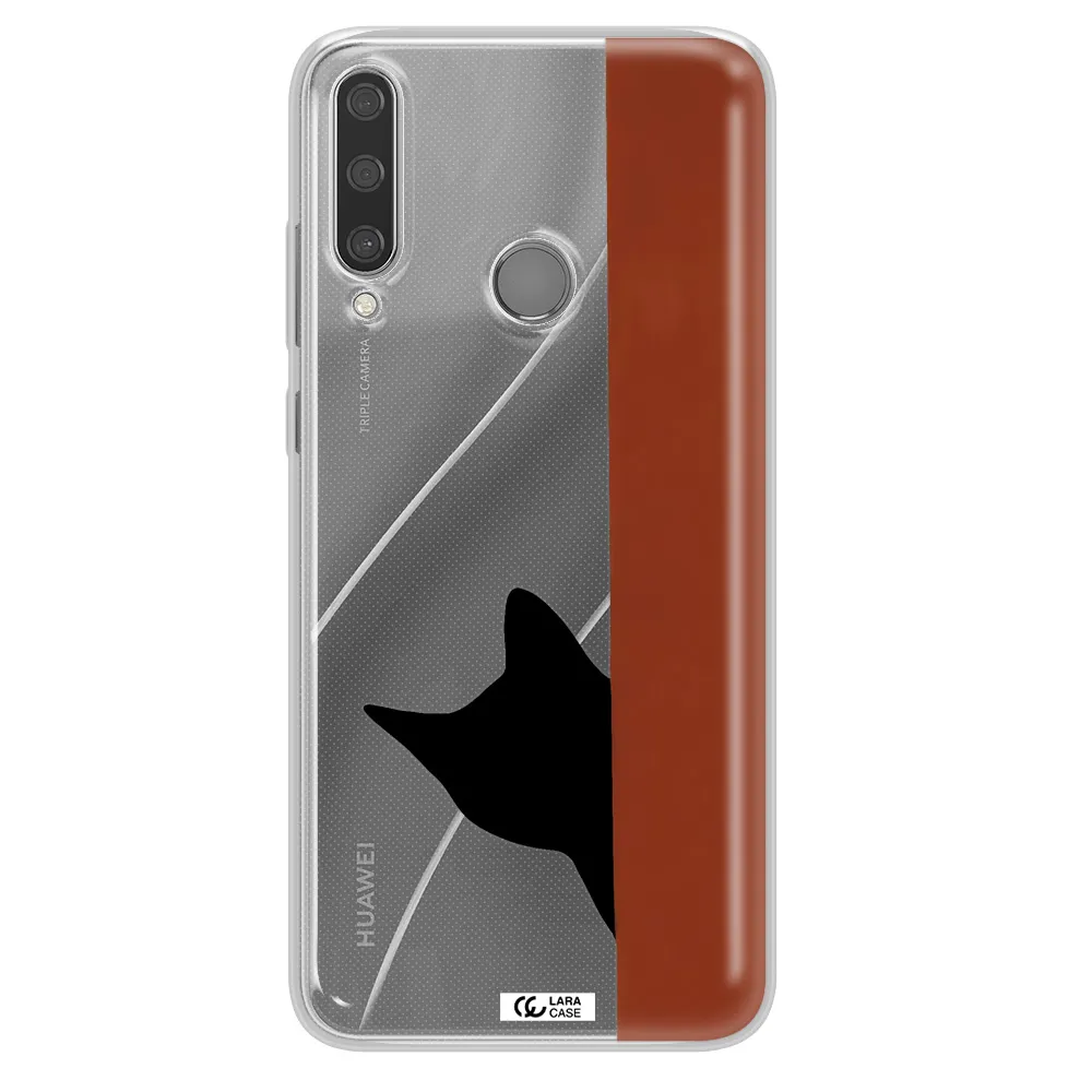 Black Cat Huawei Y6P Clear TPU Case