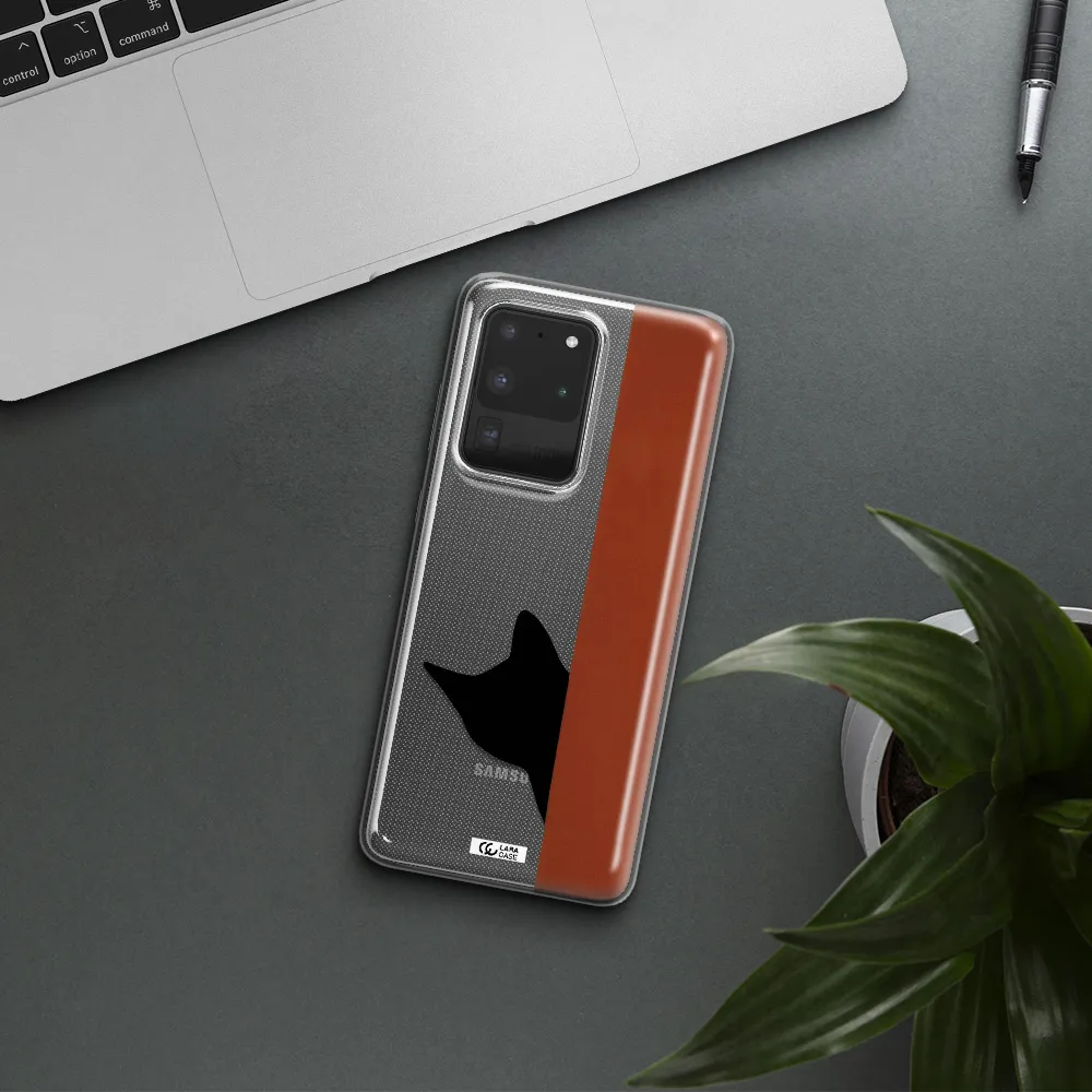 Black Cat Samsung S20 Ultra Clear TPU Case