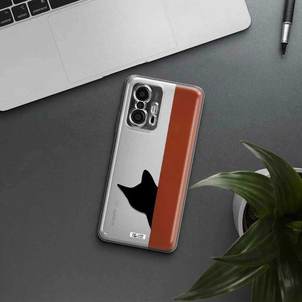 Black Cat Xiaomi 11T Clear Tpu Case