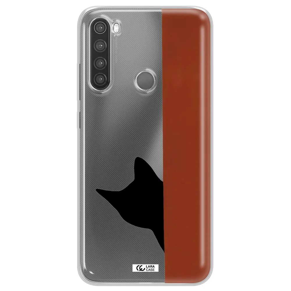 Black Cat Xiaomi Note 8 Clear TPU Case