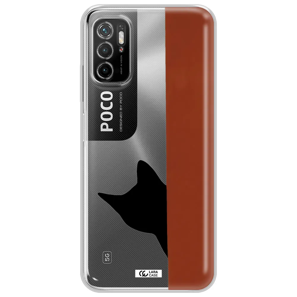 Black Cat Xiaomi Poco M3 Pro Clear Tpu Case