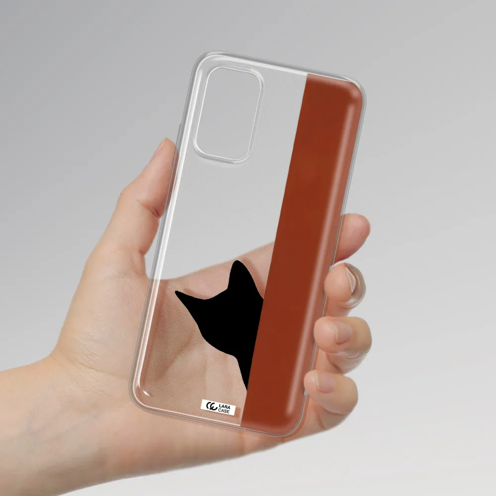 Black Cat Xiaomi Redmi 9T Clear TPU Case