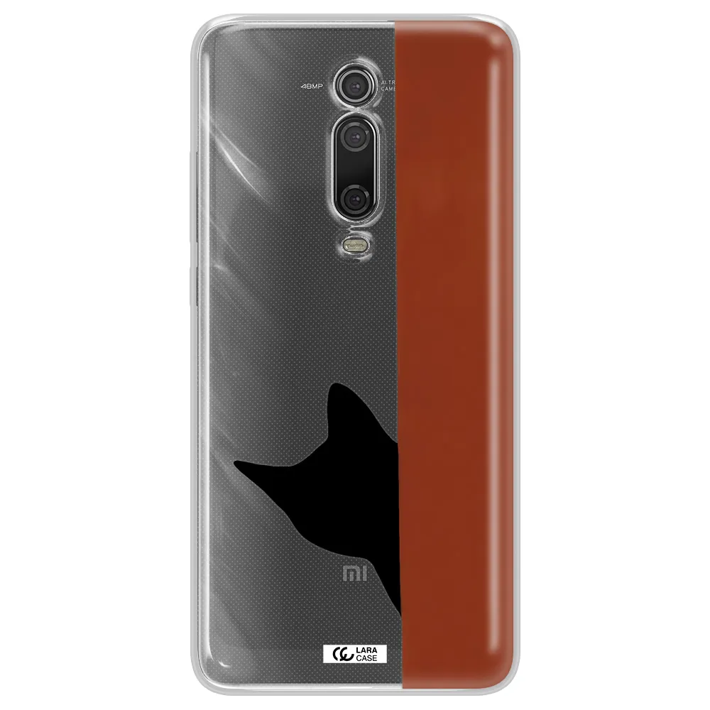 Black Cat Xiaomi Redmi K20 Clear Tpu Case