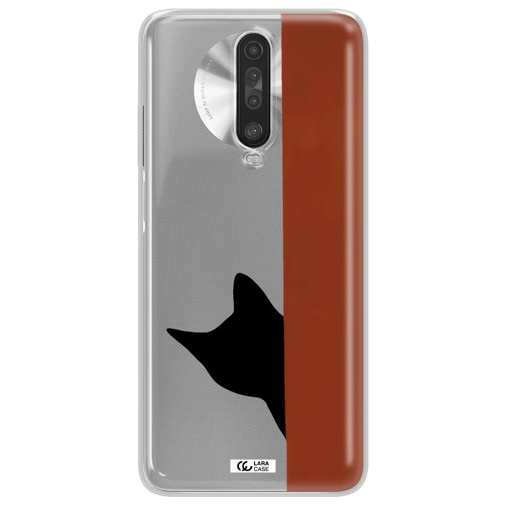 Black Cat Xiaomi Redmi K30 Clear TPU Case