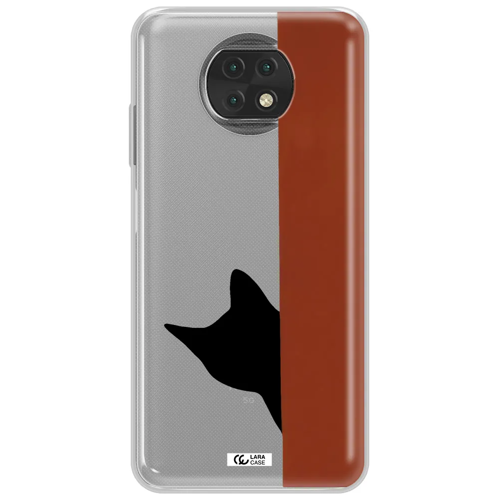 Black Cat Xiaomi Redmi Note 9T Clear Tpu Case