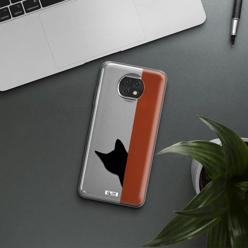 Black Cat Xiaomi Redmi Note 9T Clear Tpu Case