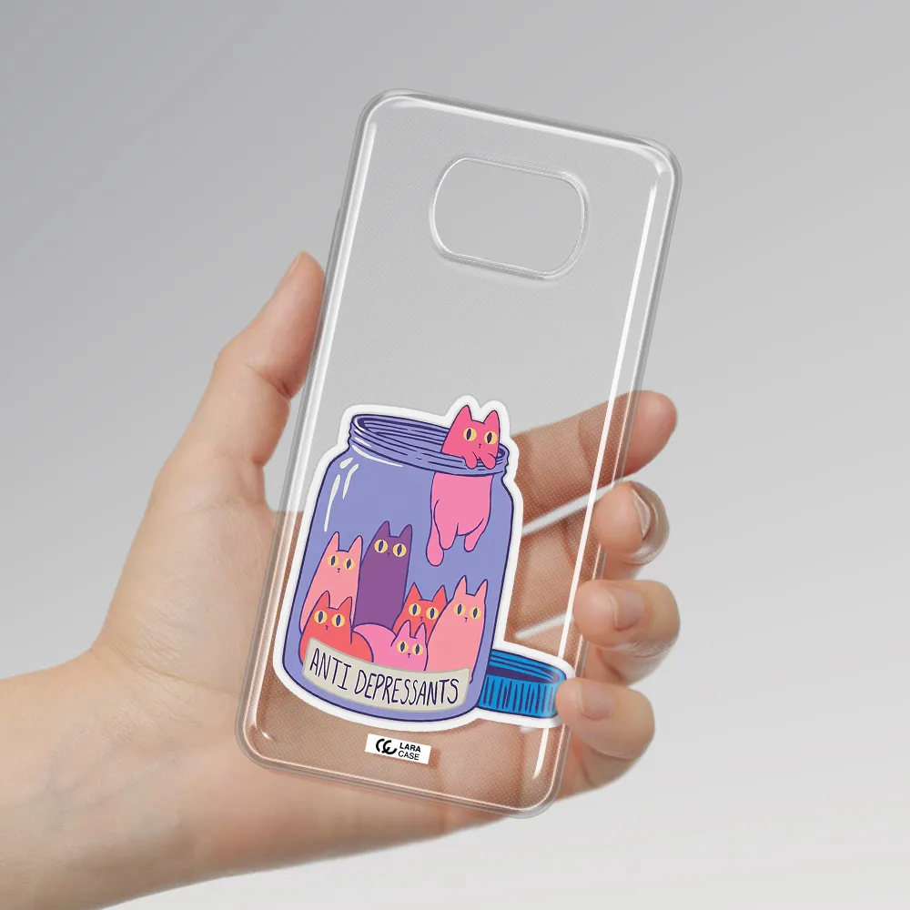 Anti Depressants Cats Xiaomi Poco X3 Clear TPU Case