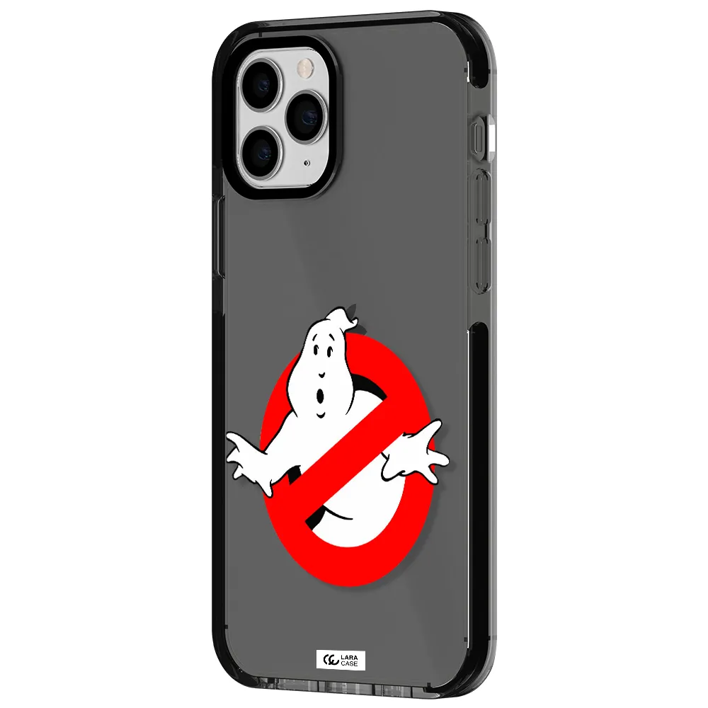 Entry Of Ghosts Is Prohibited Apple iPhone 11 pro max impact Smoke Black Case