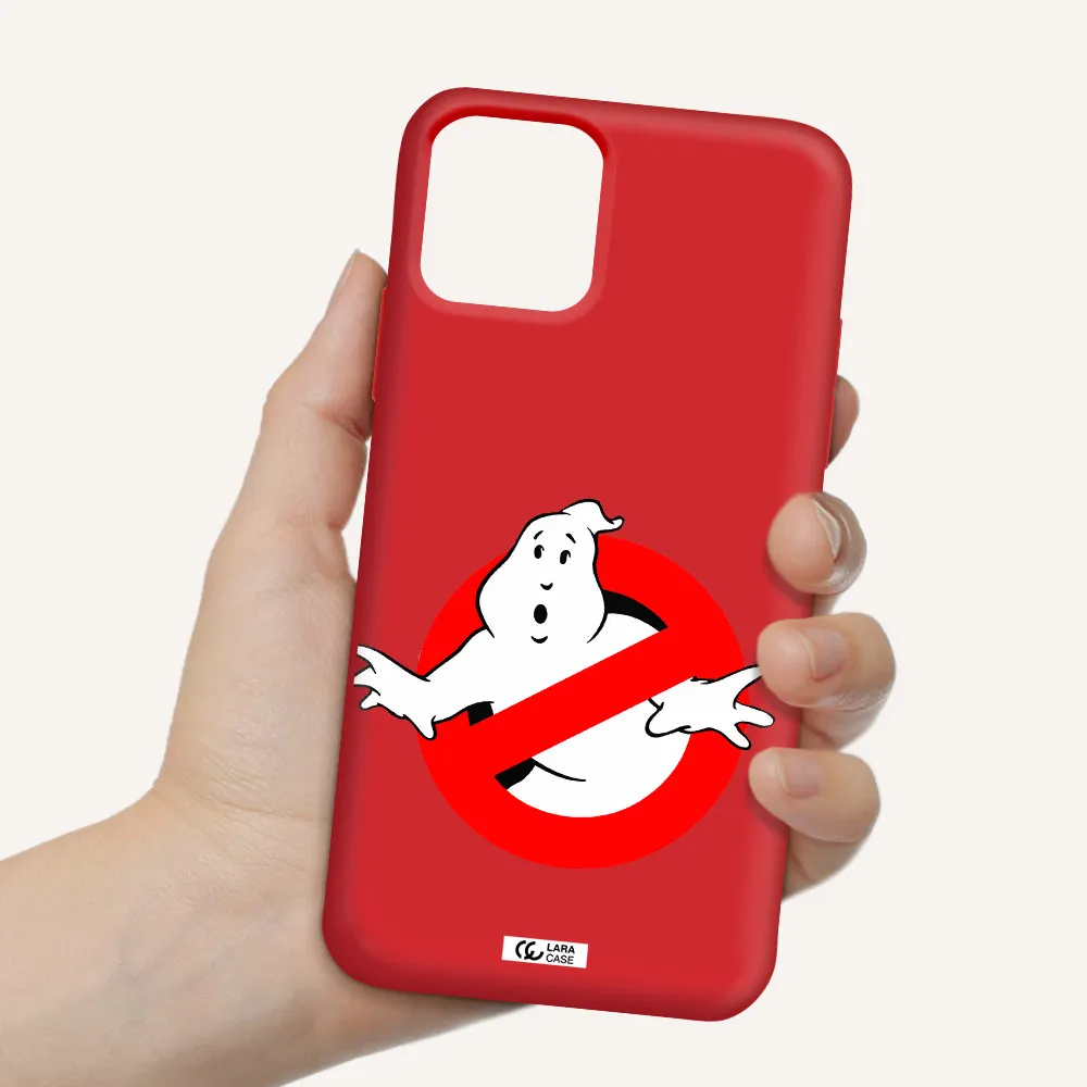 Entry Of Ghosts Is Prohibited Apple iPhone 11 pro max Silicone Imperial Red Case