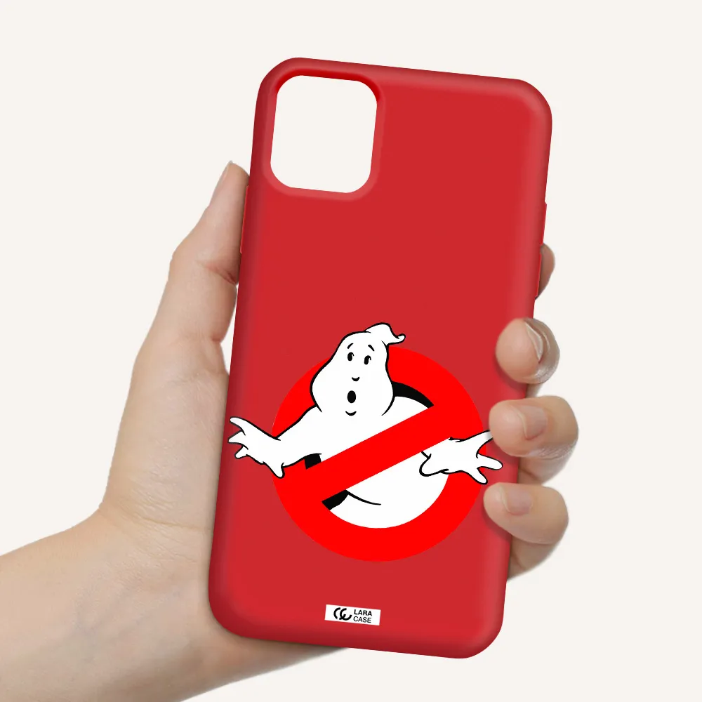 Entry Of Ghosts Is Prohibited Apple iPhone 11 Silicone Imperial Red Case