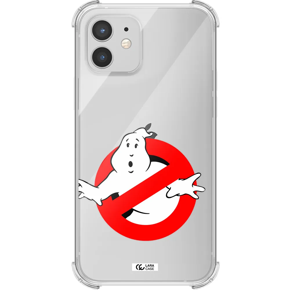 Entry Of Ghosts Is Prohibited Apple iPhone 12 Clear PC Case