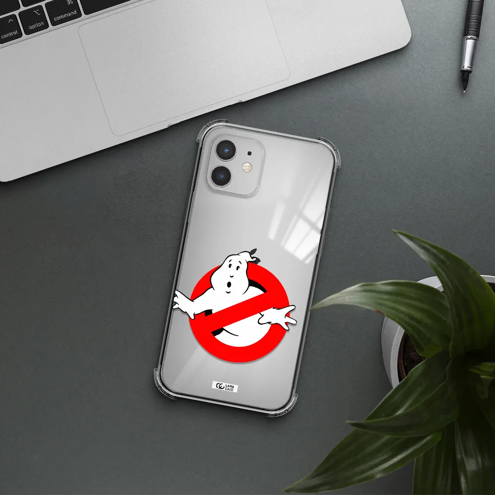 Entry Of Ghosts Is Prohibited Apple iPhone 12 Clear PC Case