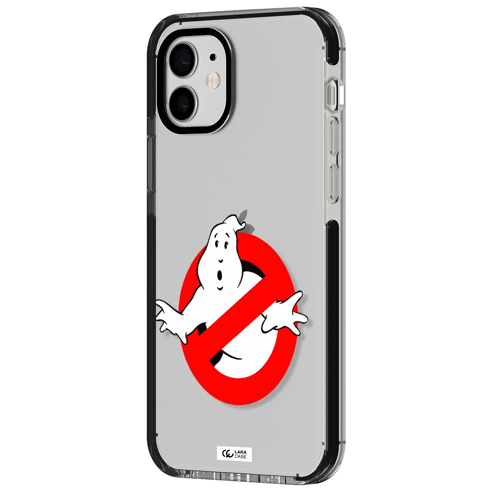 Entry Of Ghosts Is Prohibited Apple iPhone 12 impact black border Case