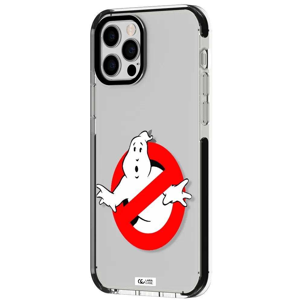 Entry Of Ghosts Is Prohibited Apple iPhone 12 pro impact black border Case