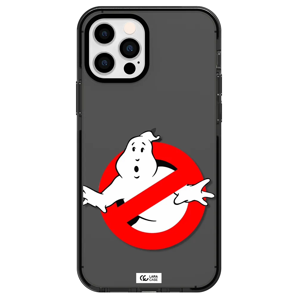 Entry Of Ghosts Is Prohibited Apple iPhone 12 pro impact Smoke Black Case