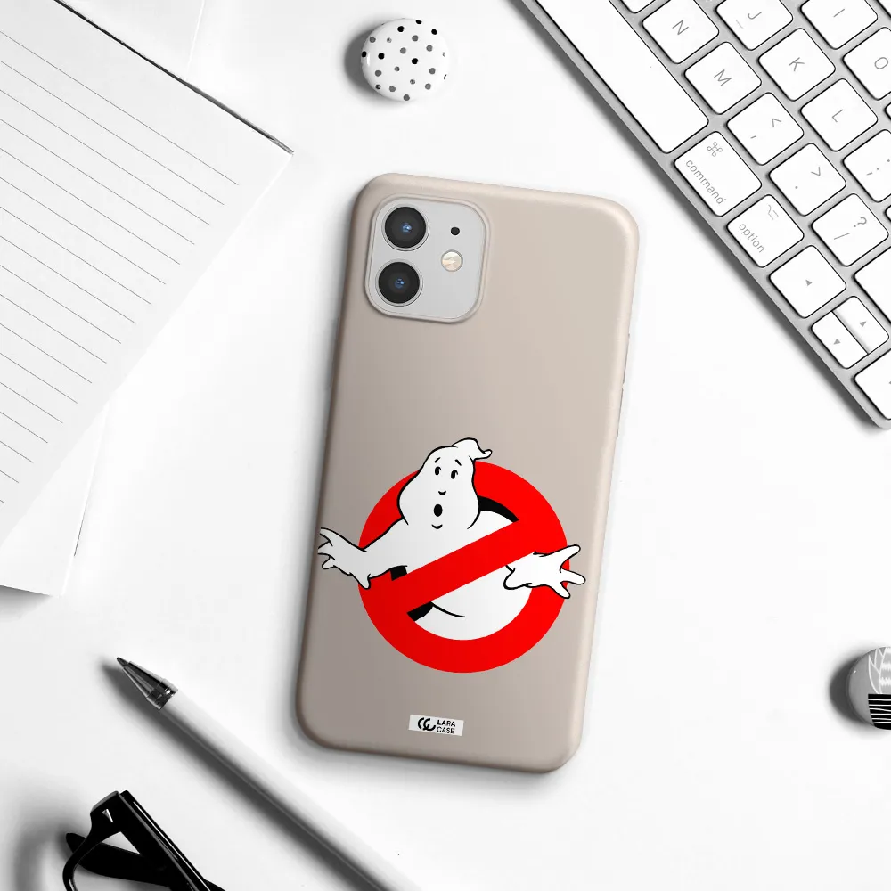 Entry Of Ghosts Is Prohibited Apple iPhone 12 Silicone Stone Case