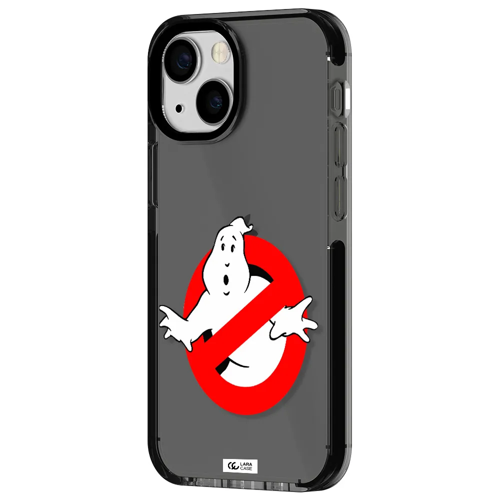 Entry Of Ghosts Is Prohibited Apple iPhone 13 mini impact Smoke Black Case