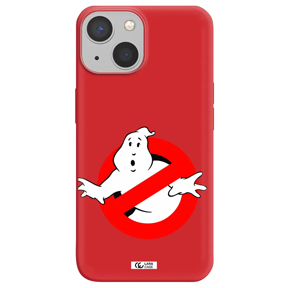 Entry Of Ghosts Is Prohibited Apple iPhone 13 mini Silicone Imperial Red Case