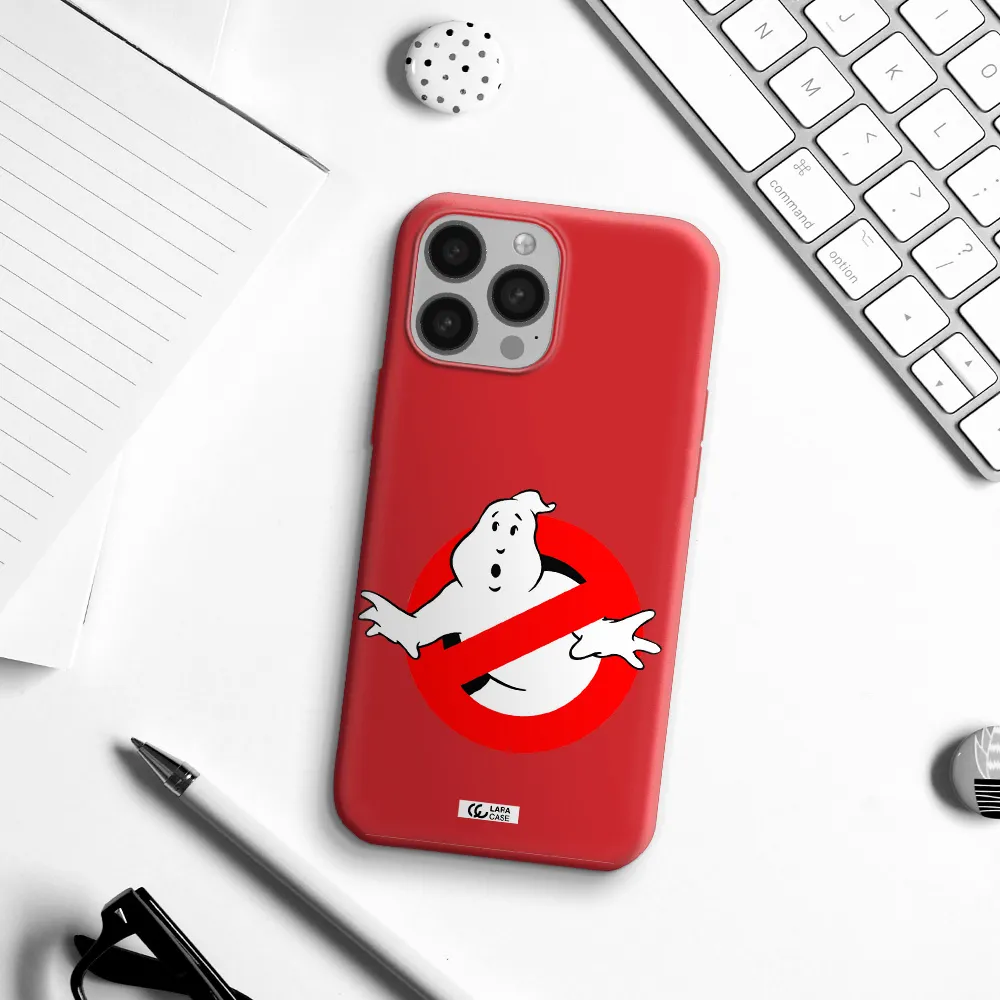 Entry Of Ghosts Is Prohibited Apple iPhone 13 Pro Silicone Imperial Red Case