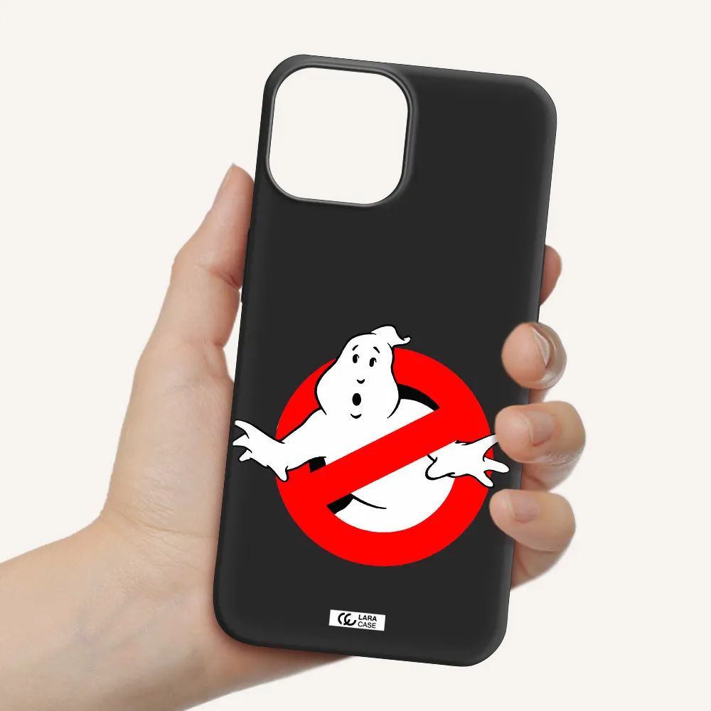 Entry Of Ghosts Is Prohibited Apple iPhone 13 Silicone black Case