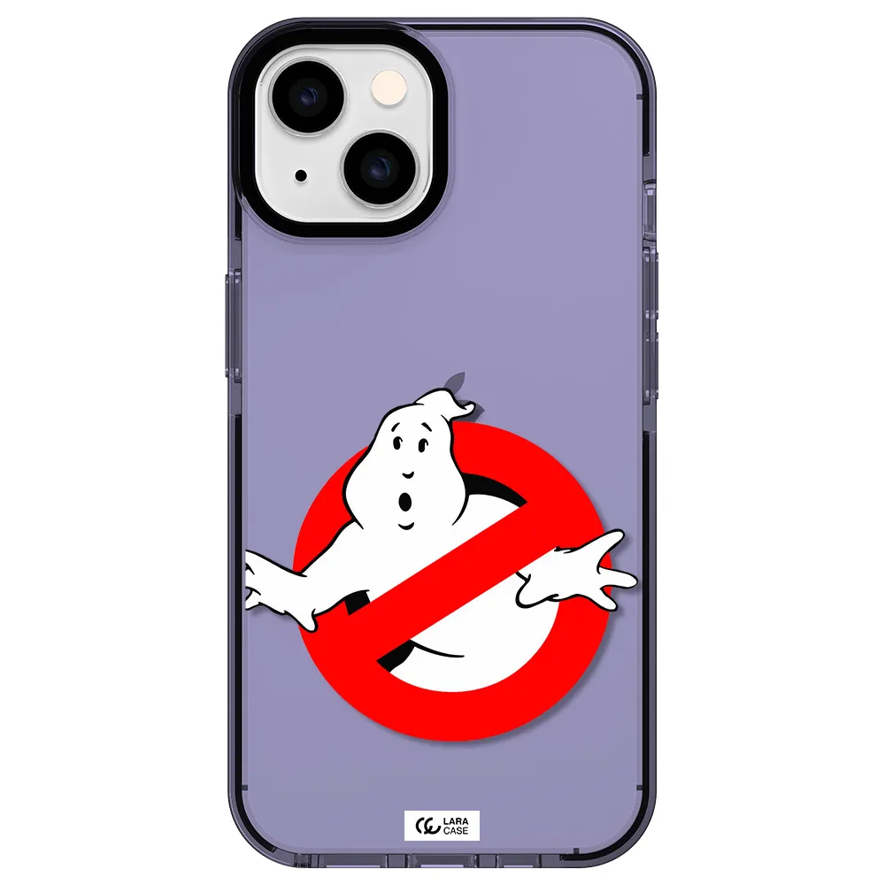 Entry Of Ghosts Is Prohibited Apple iPhone 14 impact Lilac Case