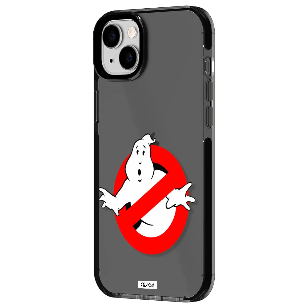 Entry Of Ghosts Is Prohibited Apple iPhone 14 plus impact Smoke Black Case