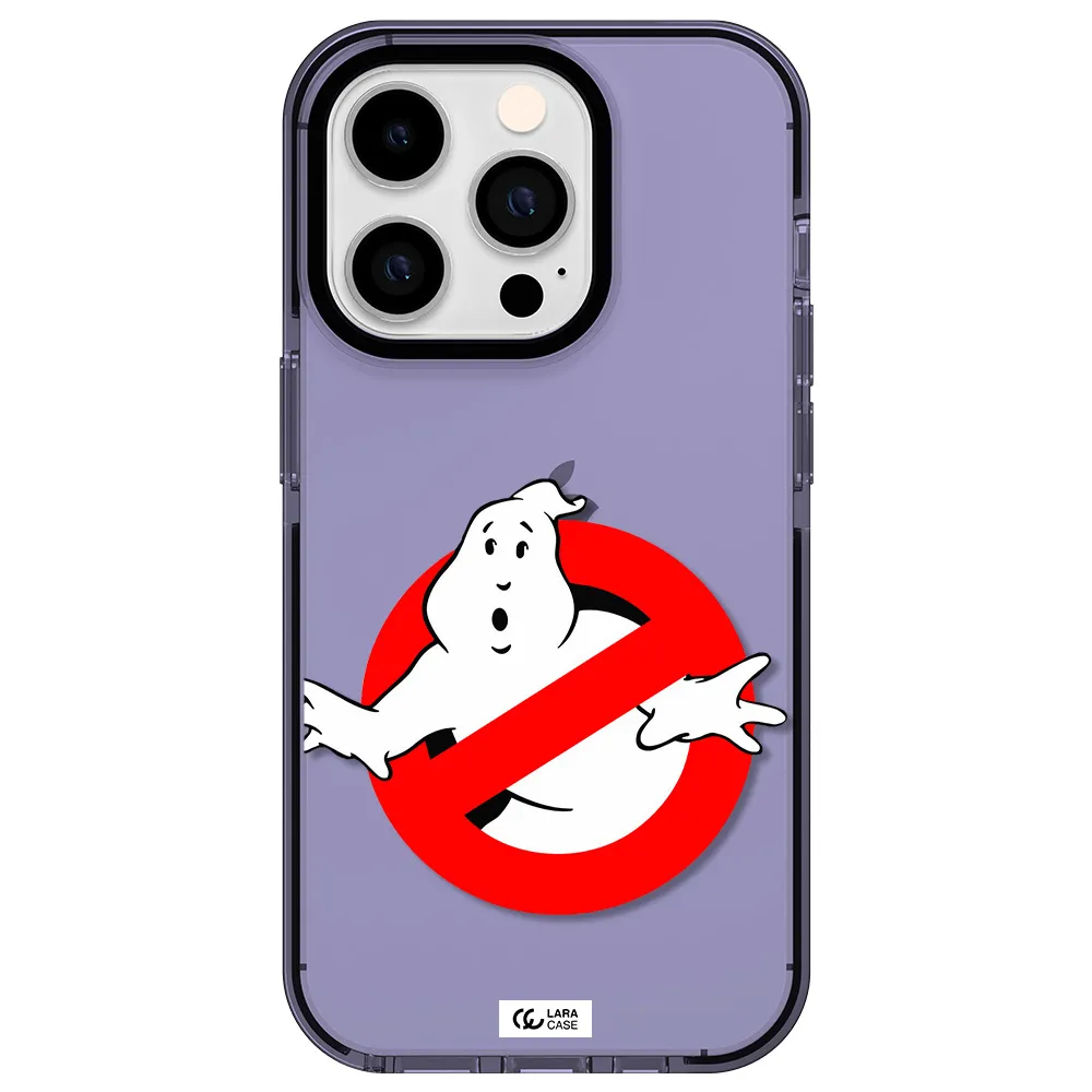 Entry Of Ghosts Is Prohibited Apple iPhone 14 pro impact Lilac Case