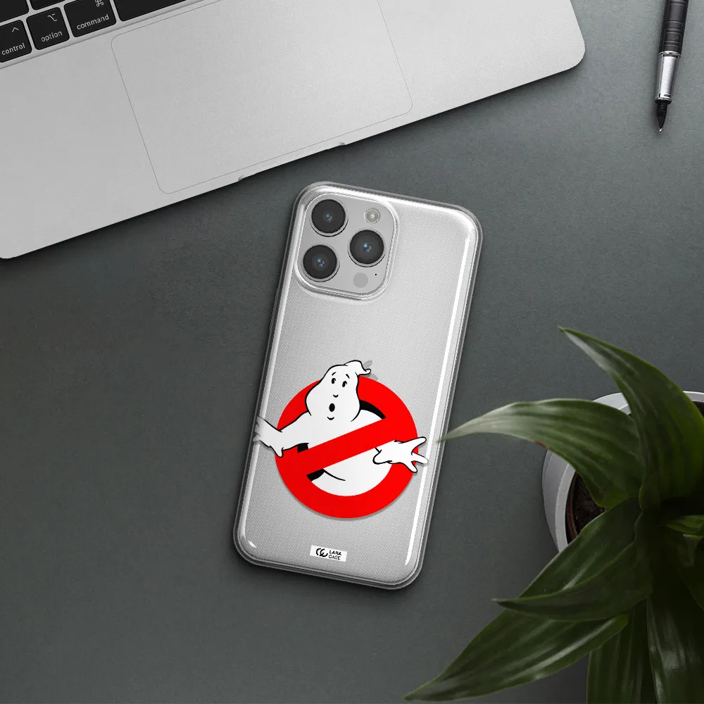 Entry Of Ghosts Is Prohibited Apple iPhone 14 pro max Clear TPU Case