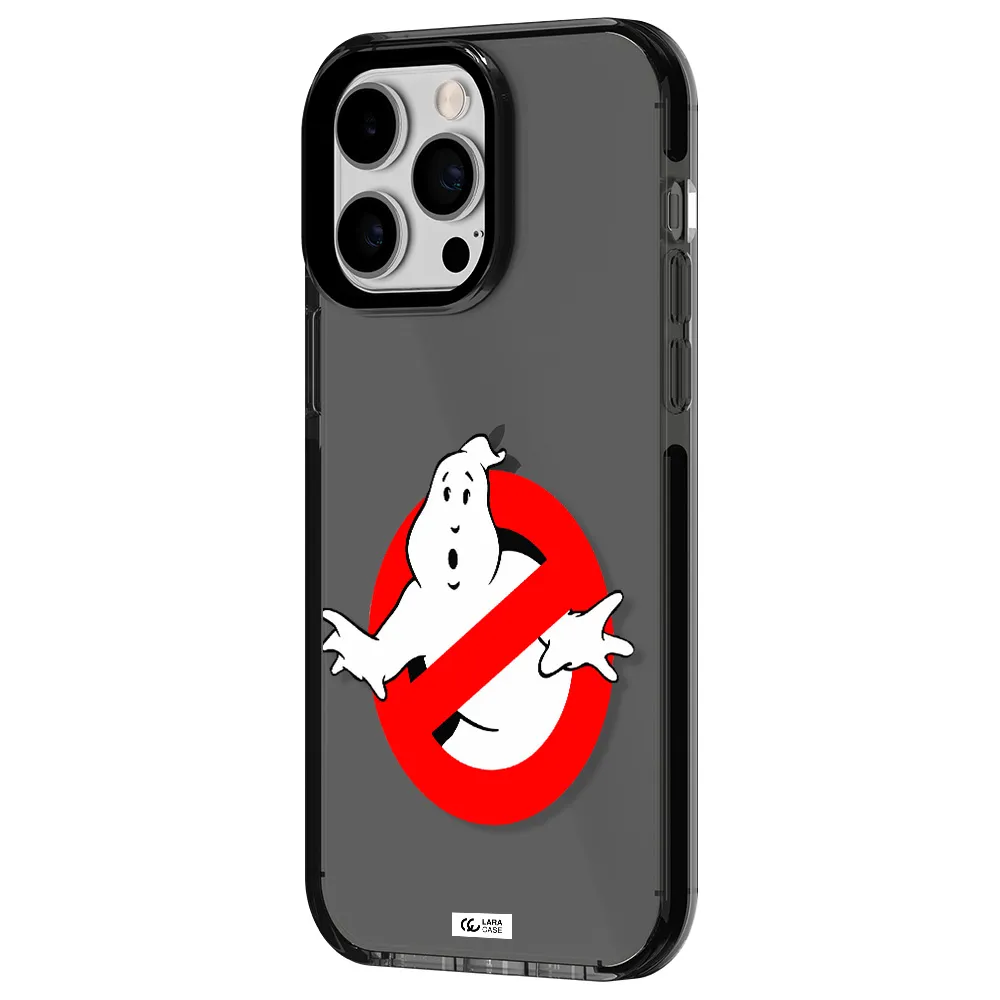 Entry Of Ghosts Is Prohibited Apple iPhone 14 pro max impact Smoke Black Case
