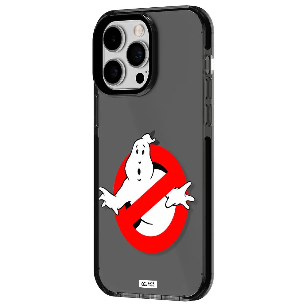 Entry Of Ghosts Is Prohibited Apple iPhone 15 Pro Max impact Smoke Black Case