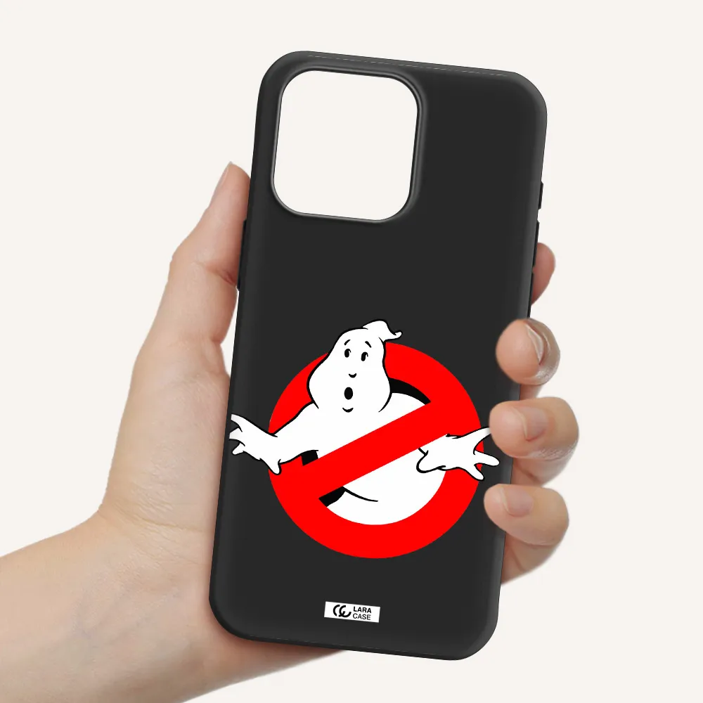 Entry Of Ghosts Is Prohibited Apple Iphone 15 Pro max Silicone black Case