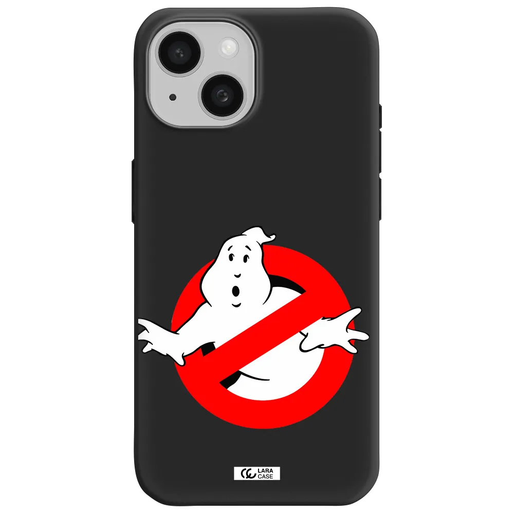 Entry Of Ghosts Is Prohibited Apple iPhone 15 Silicone black Case