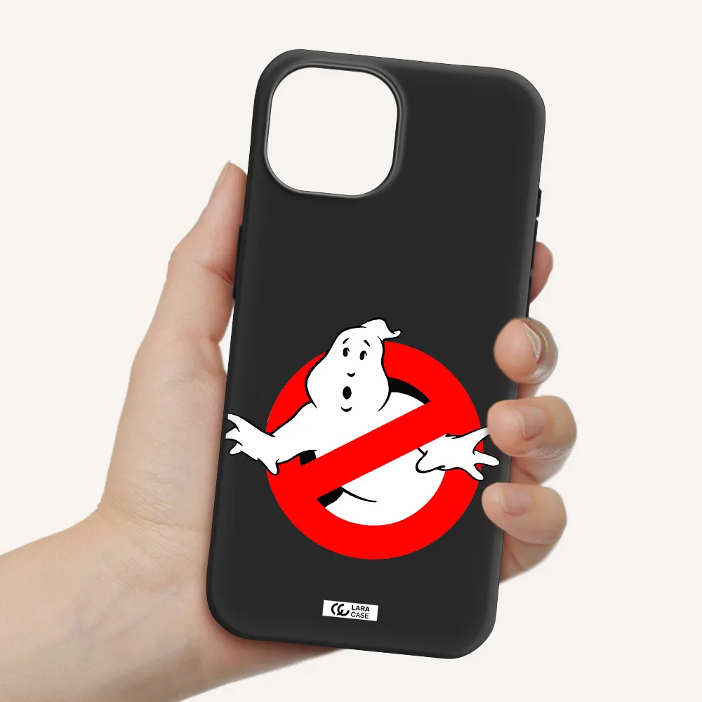 Entry Of Ghosts Is Prohibited Apple iPhone 15 Silicone black Case