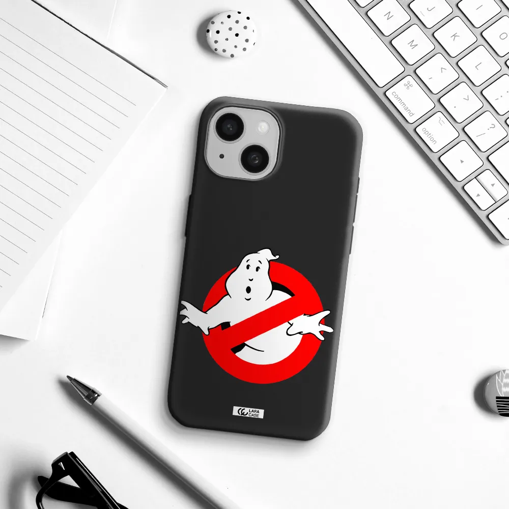 Entry Of Ghosts Is Prohibited Apple iPhone 15 Silicone black Case