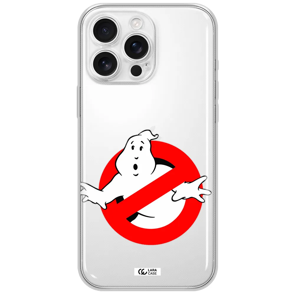 Entry Of Ghosts Is Prohibited Apple Iphone 16 Pro Max Clear Tpu Case