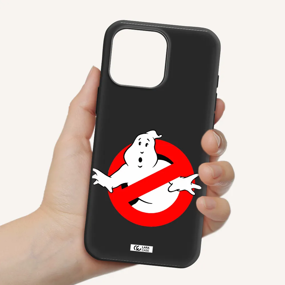 Entry Of Ghosts Is Prohibited Apple Iphone 16 Pro Max Silicone Black Case